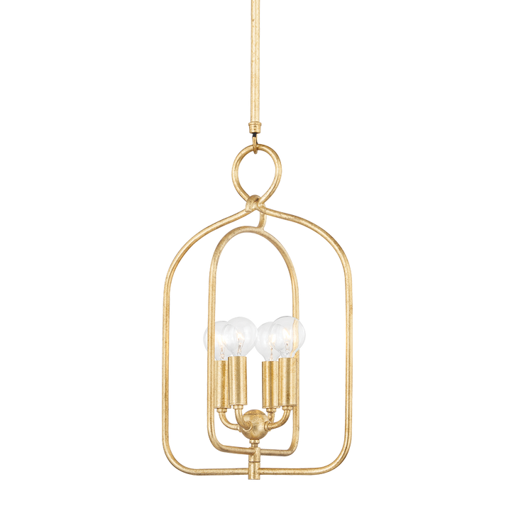 Mallory 4 Light Small Pendant-Mitzi-HVL-H512701S-GL-PendantsGold Leaf-4-France and Son