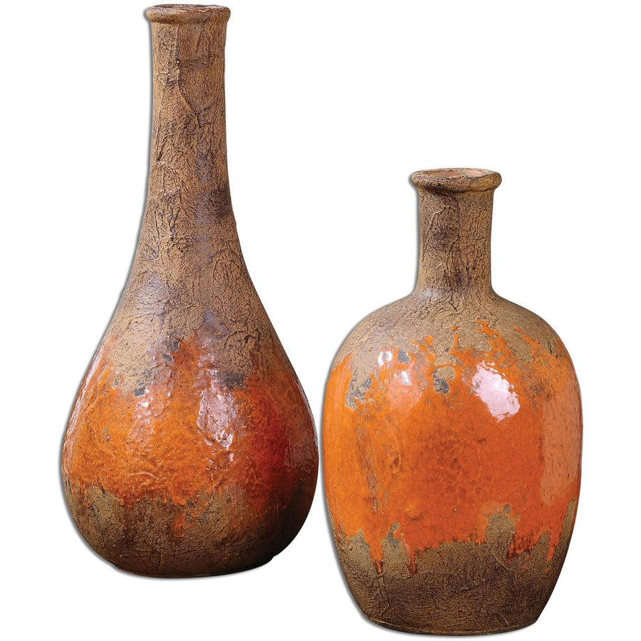 Uttermost Kadam Ceramic Vases S/2