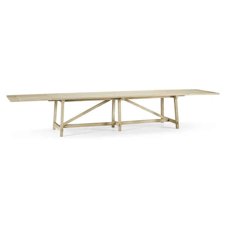 Sidereal French Laundry Dining Table-Jonathan Charles-JCHARLES-003-2-A60-STO-Dining Tables-2-France and Son