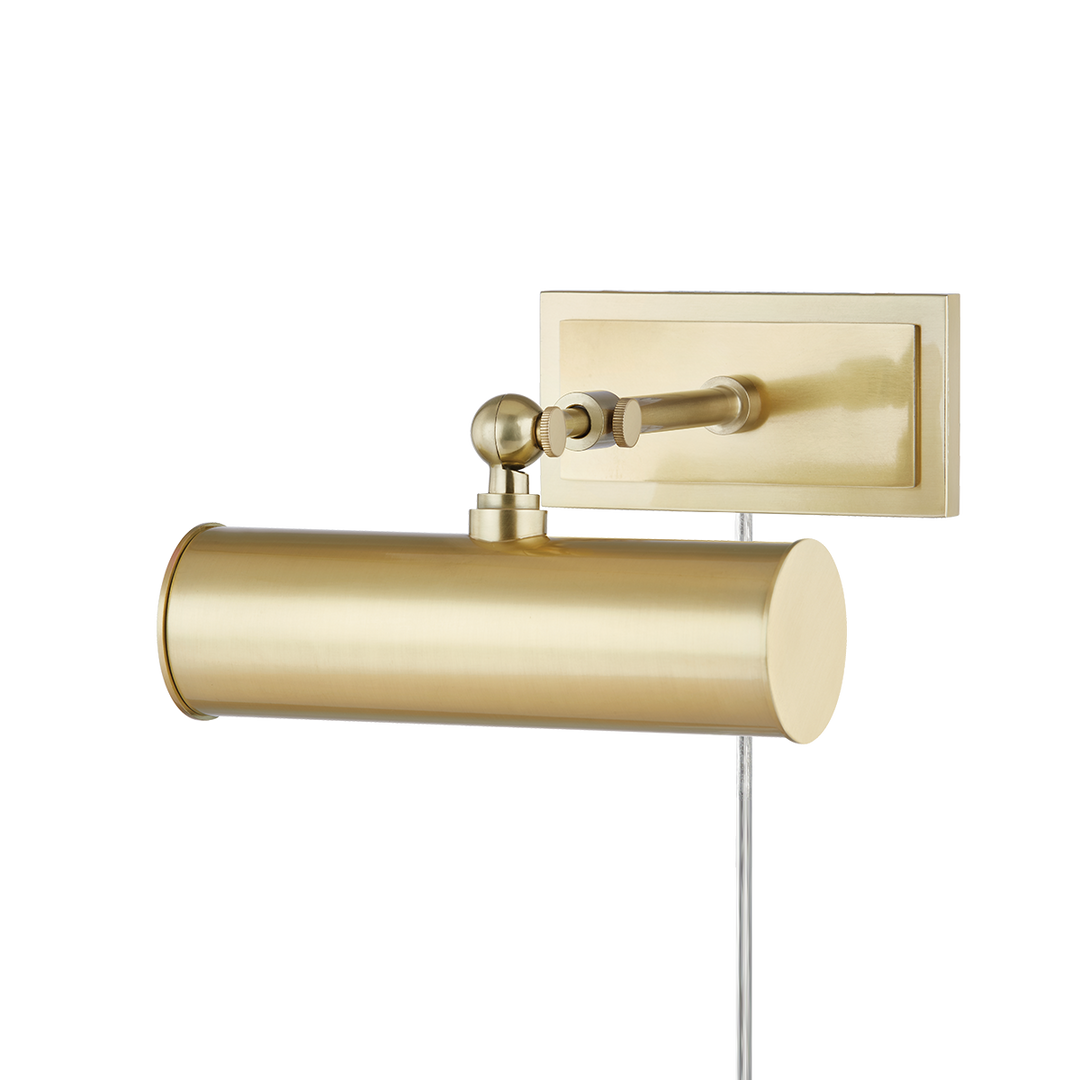 Holly 1 Light Picture Light With Plug-Mitzi-HVL-HL263201-AGB-Wall LightingAged Brass-5-France and Son