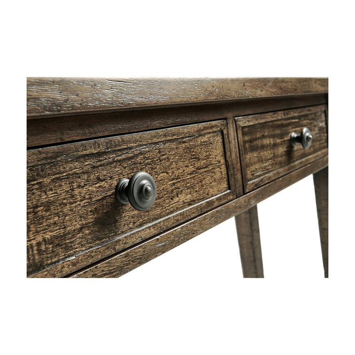 Four Drawer Console-Jonathan Charles-JCHARLES-491083-CFW-Console TablesCountry Walnut-8-France and Son