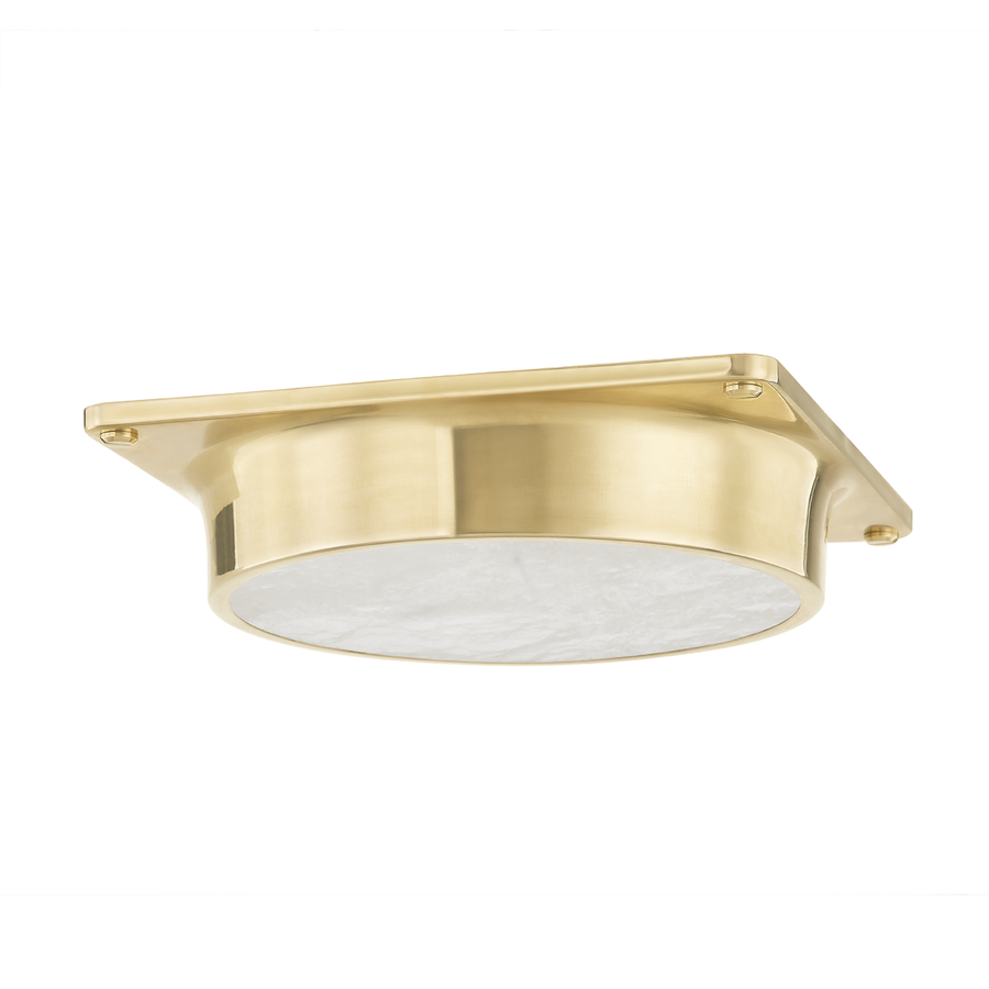 Greenwich 1 Light Flushmount-Hudson Valley-HVL-8301-AGB-Flush Mounts-1-France and Son