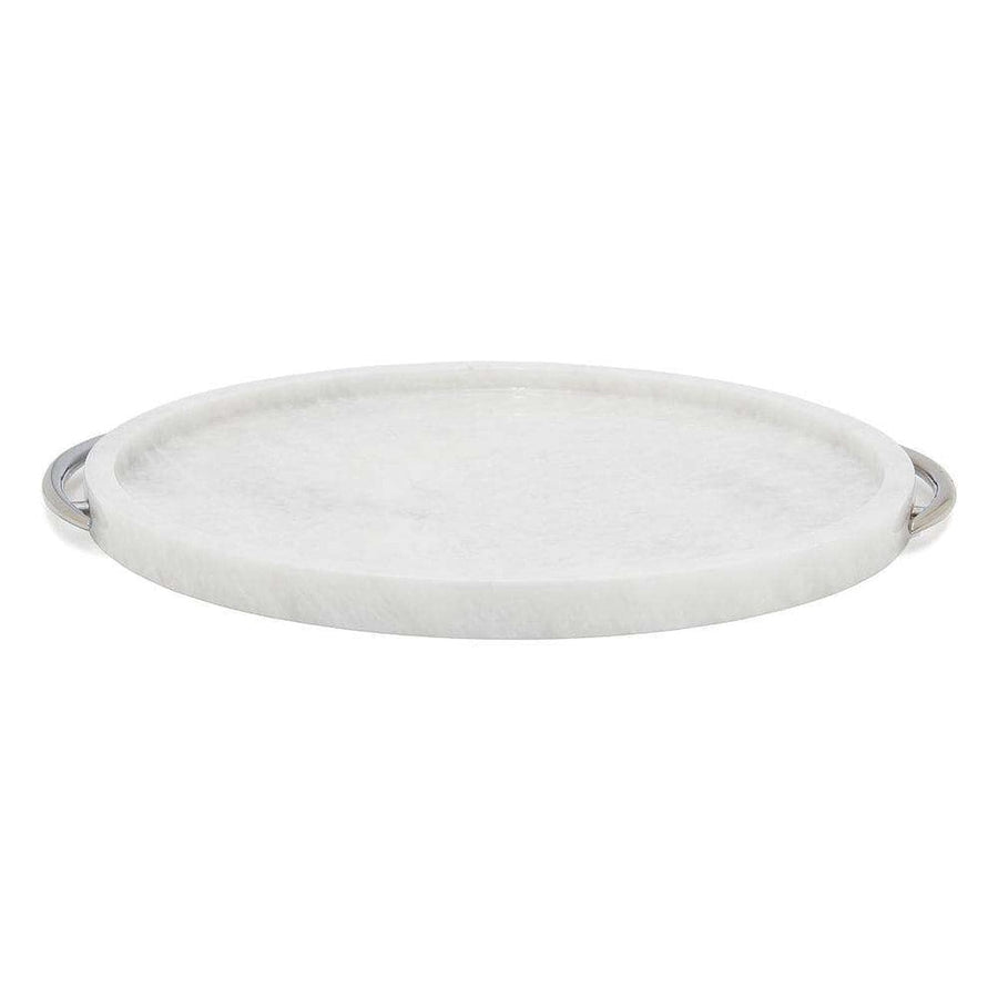 Pearl White 12" Marble Place Tray