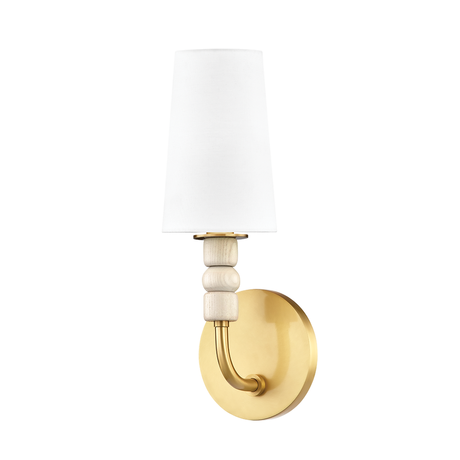Casey 1 Light Wall Sconce-Mitzi-HVL-H523101-AGB-Outdoor Wall SconcesAged Brass-1-France and Son