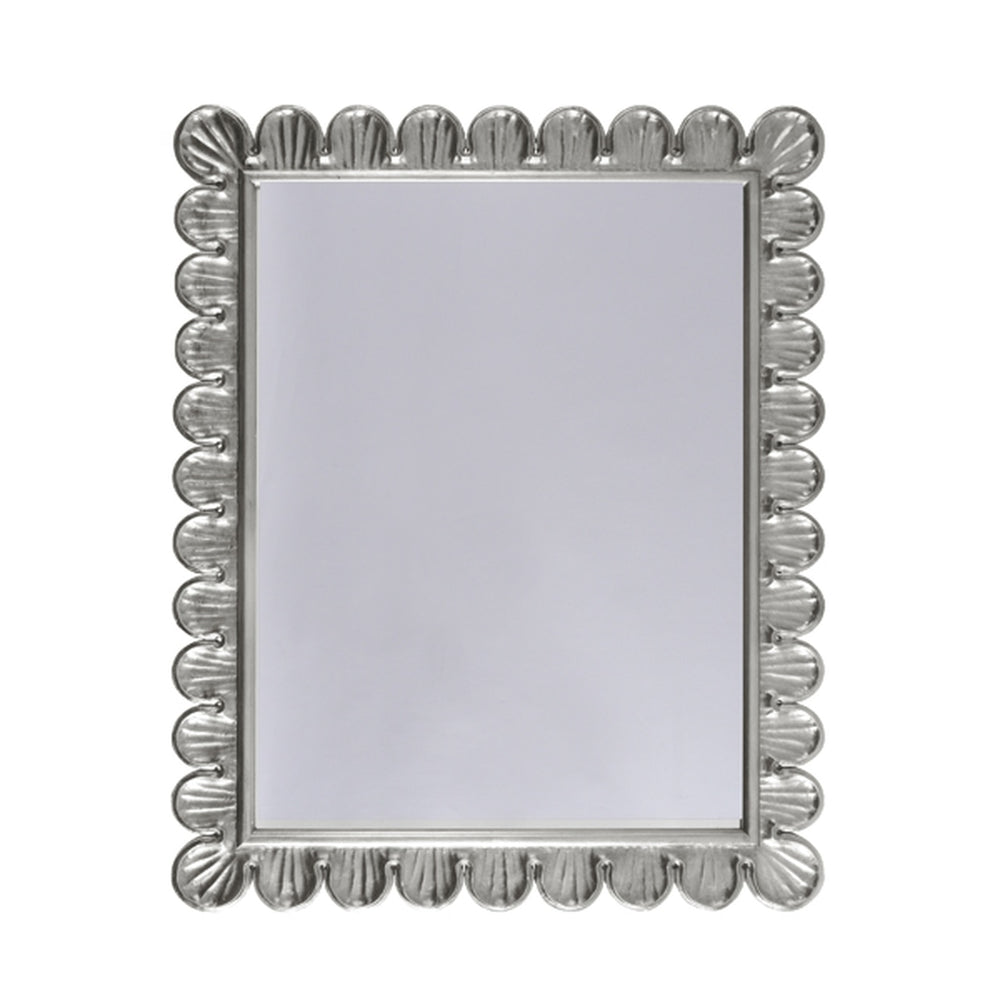 Eliza Scalloped Edge Frame Mirror-Worlds Away-WORLD-ELIZA S-MirrorsSilver-2-France and Son