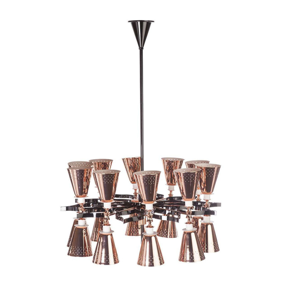 Charles Chandelier - Rose Gold-France & Son-LM43020SPGOLD-Chandeliers-1-France and Son