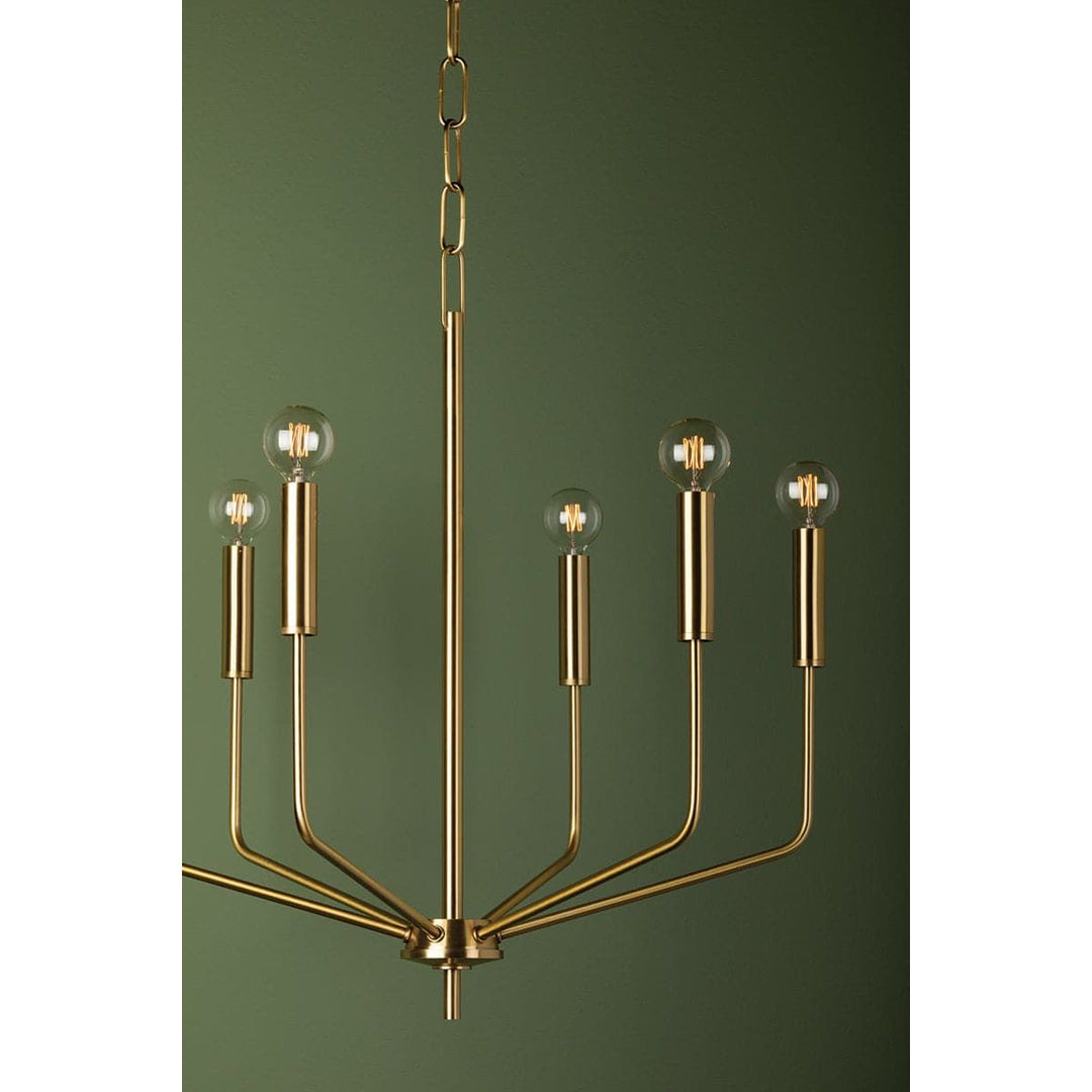 Bailey Light Chandelier-Mitzi-HVL-H516808-AGB-ChandeliersAged Brass-4-France and Son