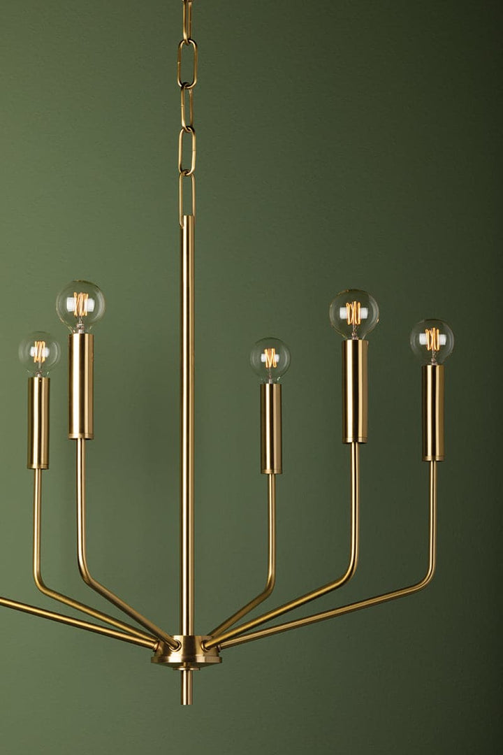 Bailey Light Chandelier-Mitzi-HVL-H516808-AGB-ChandeliersAged Brass-4-France and Son