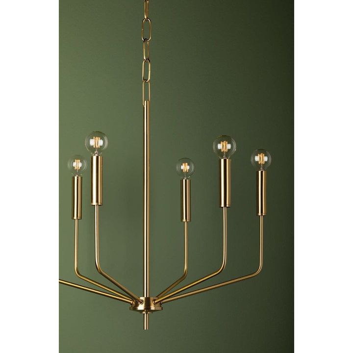 Bailey Light Chandelier-Mitzi-HVL-H516808-AGB-ChandeliersAged Brass-4-France and Son