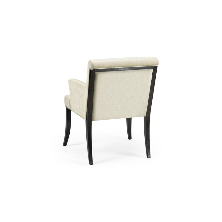 Geometric Dining Arm Chair-Jonathan Charles-JCHARLES-500289-AC-MAO-DCOM-Dining ChairsCOM by Distributor-5-France and Son