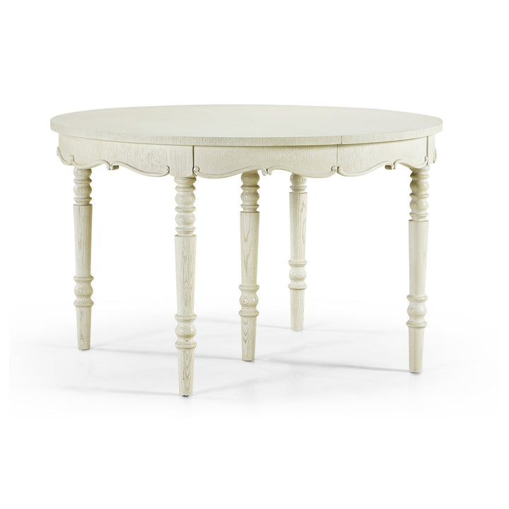 Lenticular Dining Table-Jonathan Charles-JCHARLES-002-2-H61-CHK-Dining Tables-2-France and Son