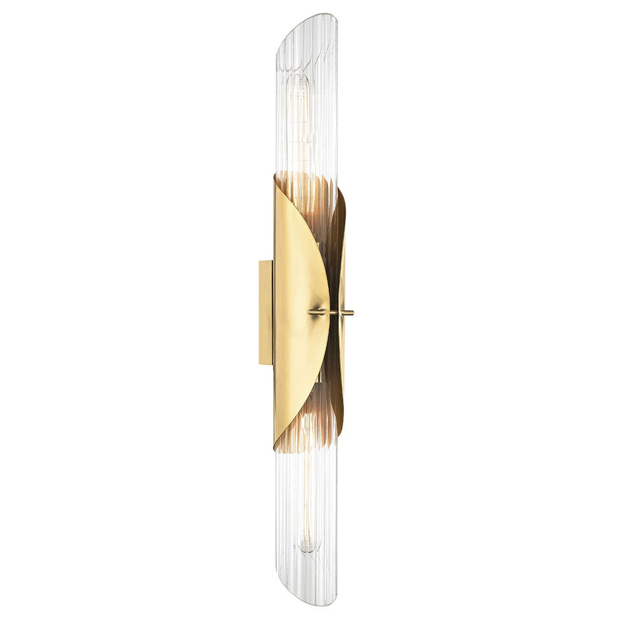 Lefferts Wall Sconce-Hudson Valley-HVL-3526-AGB-Wall LightingAged Brass-1-France and Son