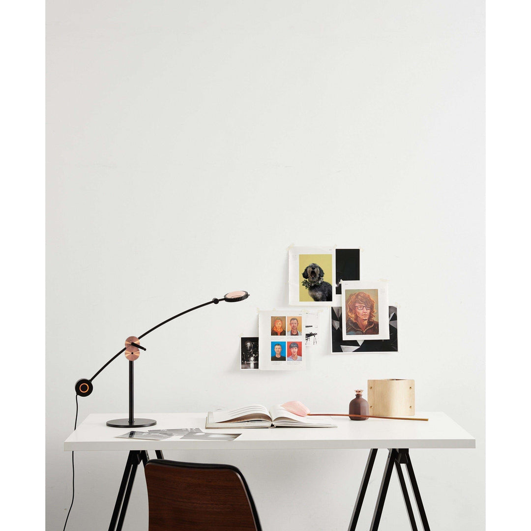 Planet Table Lamp - Matt Black + Copper-Seed Design-SEED-SLD-100DRTE-CPR-Table Lamps-8-France and Son