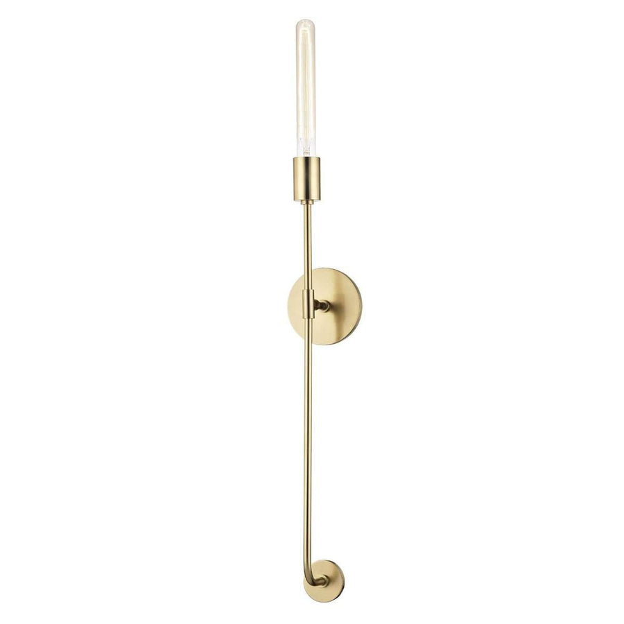 Dylan 1 Light Wall Sconce-Mitzi-HVL-H185101-AGB-Outdoor Wall SconcesAged Brass-1-France and Son