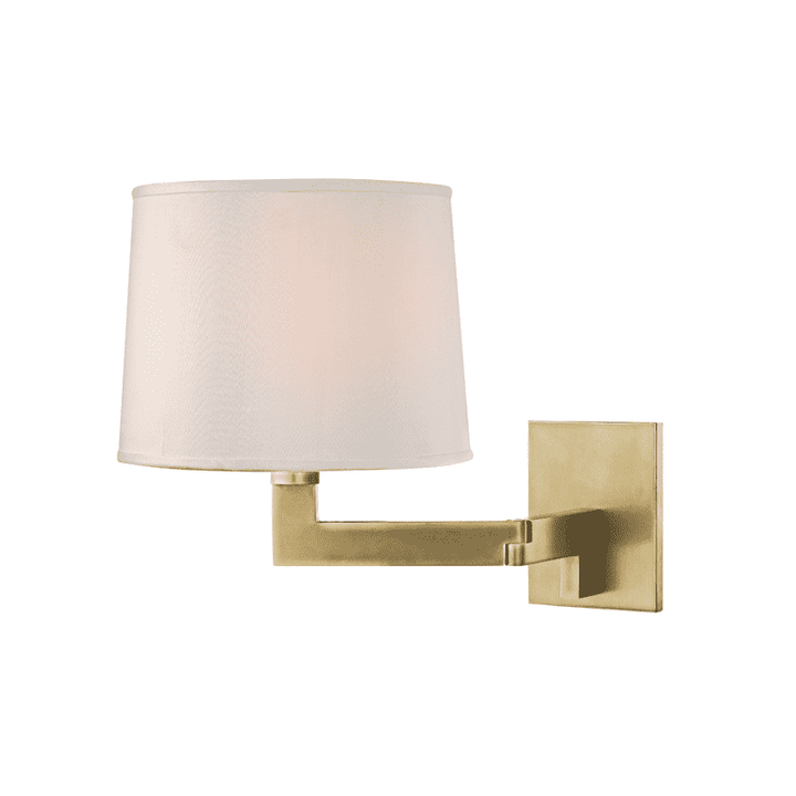 Fairport 1 Light Wall Sconce-Hudson Valley-HVL-5941-AGB-Wall LightingAged Brass-1-France and Son
