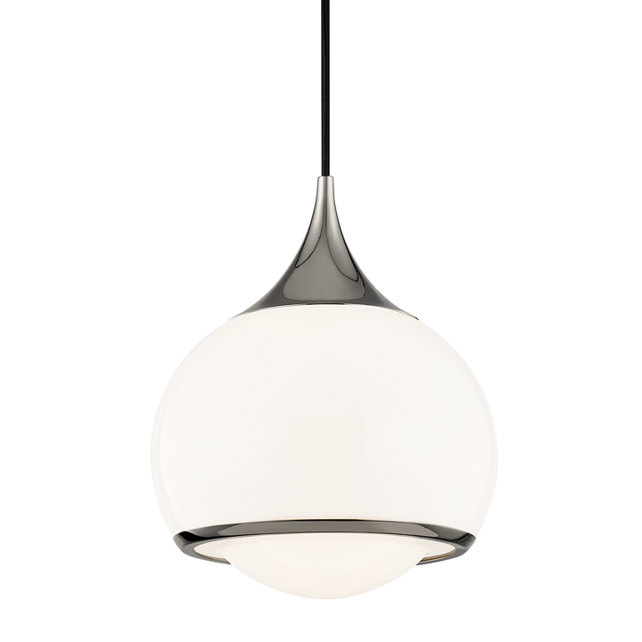 Reese 1 Light Pendant-Mitzi-HVL-H281701M-PN-PendantsPolished Nickel-Medium-6-France and Son