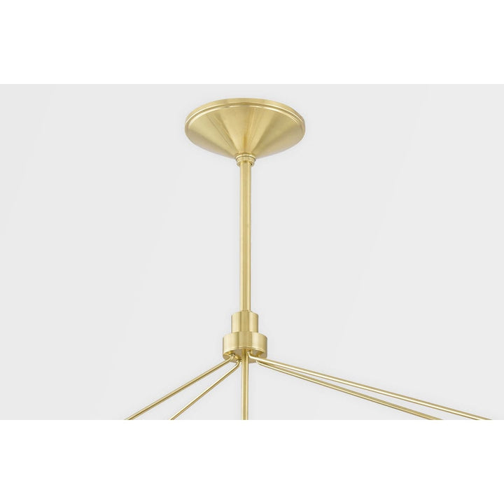 Glendale 25 Light Chandelier-Hudson Valley-HVL-8927-AGB/BK-ChandeliersAged Brass/Black-3-France and Son