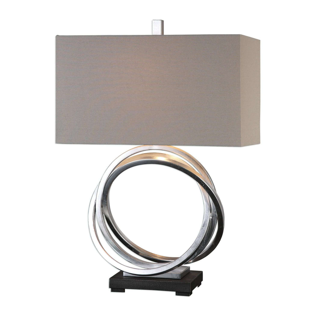 Soroca Silver Rings Lamp-Uttermost-UTTM-27310-1-Table Lamps-1-France and Son