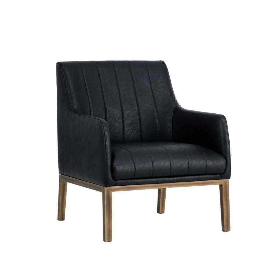 Wolfe Lounge Chair - Rustic Bronze-Sunpan-SUNPAN-102582-Lounge ChairsBlack-6-France and Son