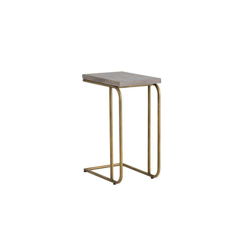 Lucius - C Shaped End Table-Sunpan-SUNPAN-102167-Side Tables-2-France and Son