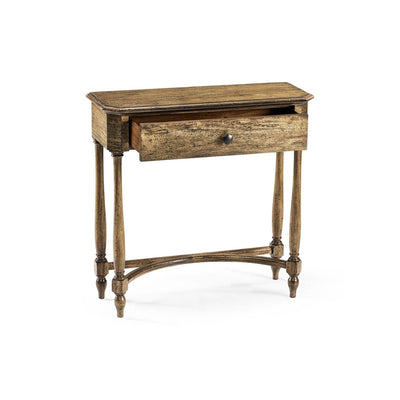 Small Console Table with Drawer-Jonathan Charles-JCHARLES-491017-DTM-Console TablesMedium Driftwood-3-France and Son