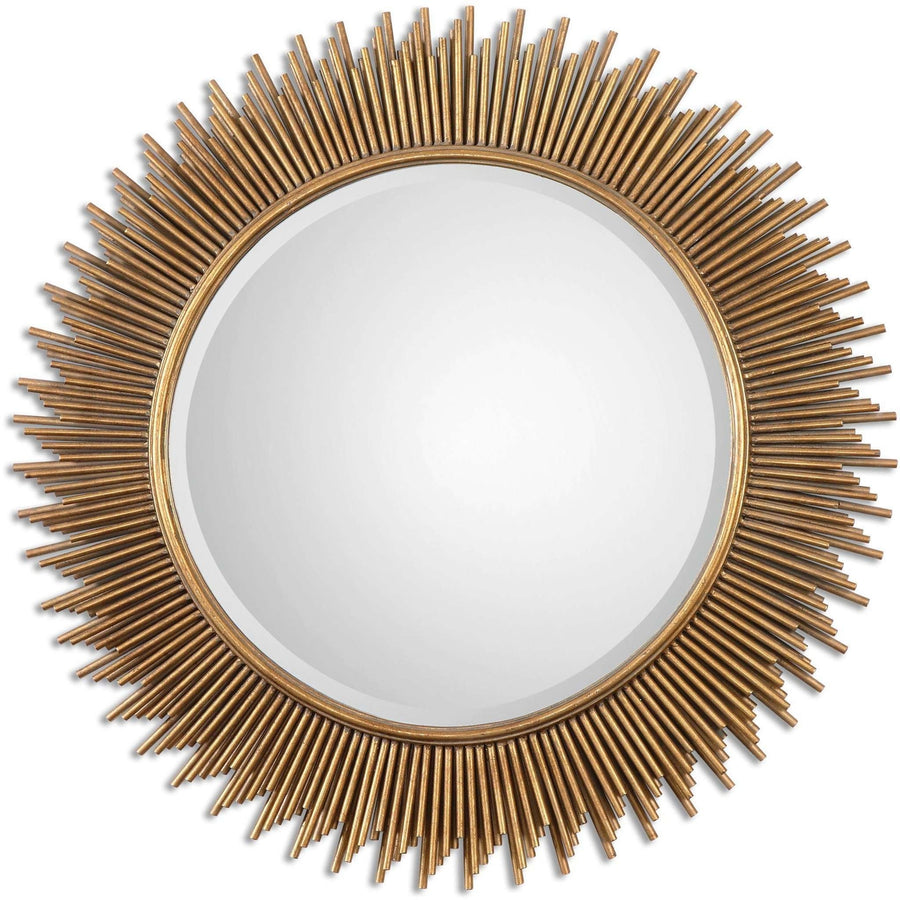 Uttermost Marlo Round Gold Mirror