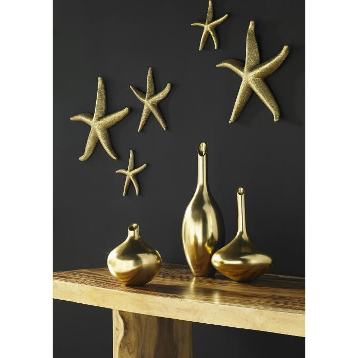 Starfish-Phillips Collection-PHIL-PH67527-Wall ArtSmall-Gold Leaf-3-France and Son