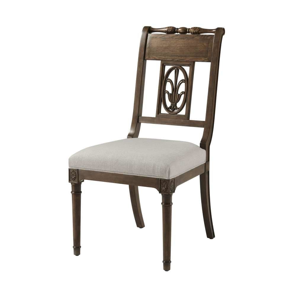 The Iven Dining Side Chair-Theodore Alexander-THEO-TA40001.1BNR-Dining Chairs-1-France and Son