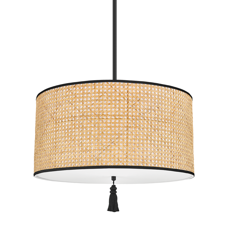 Dolores 3 Light Pendant-Mitzi-HVL-H520703-SBK-Pendants-1-France and Son