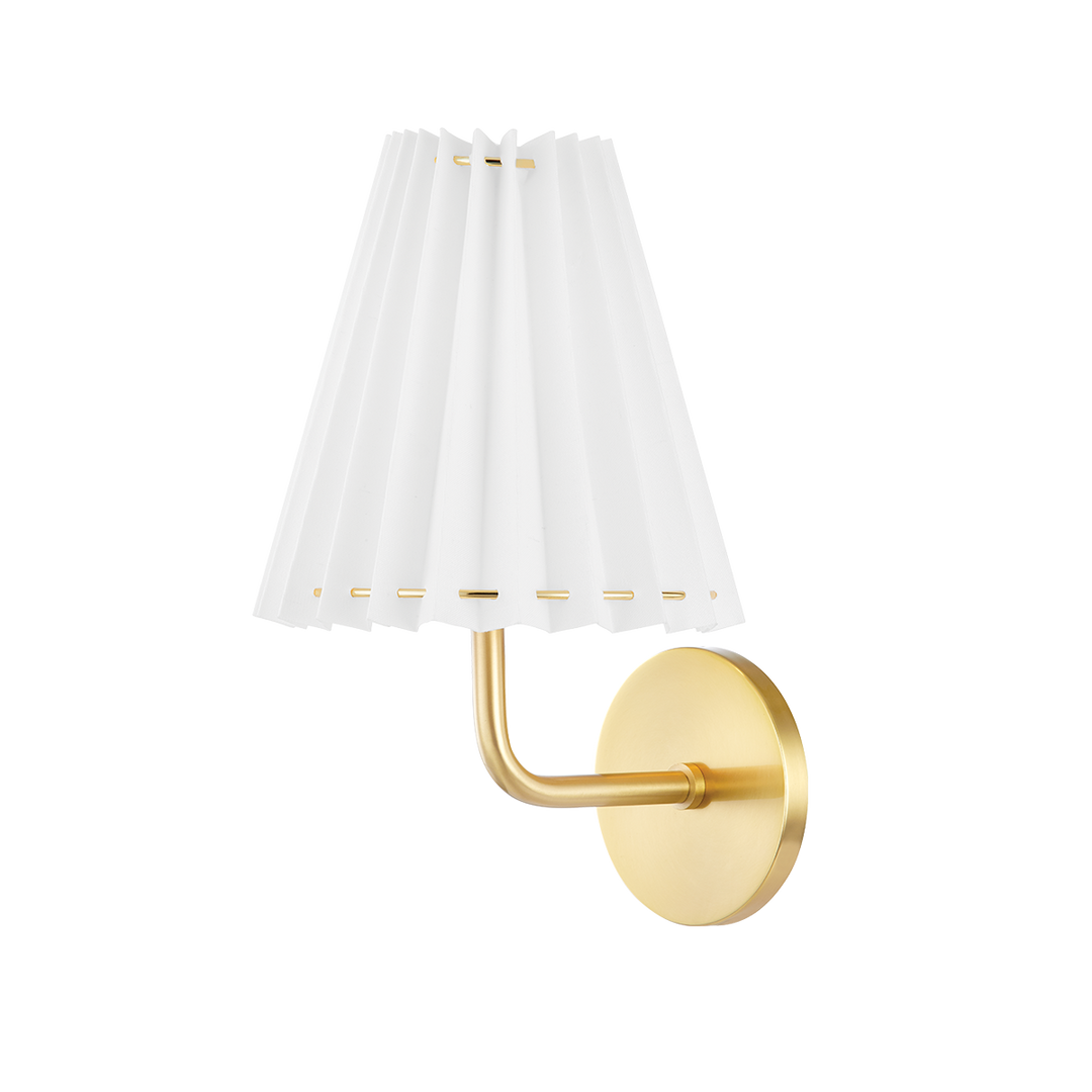 Demi 1 Light Wall Scone-Mitzi-HVL-H476101A-AGB-Outdoor Wall SconcesAged Brass-1-France and Son