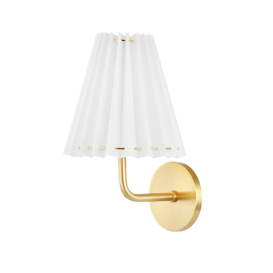Demi 1 Light Wall Scone-Mitzi-HVL-H476101A-AGB-Outdoor Wall SconcesAged Brass-1-France and Son