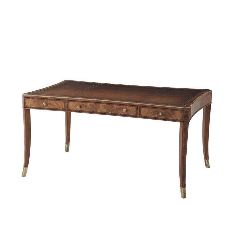 Audric Writing Table-Theodore Alexander-THEO-SC71006-Desks-1-France and Son