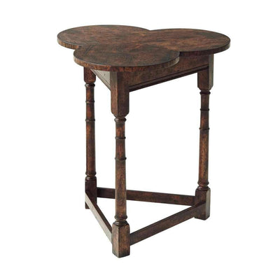 Oak Clover Accent Table-Theodore Alexander-THEO-AL50161-Side Tables-1-France and Son
