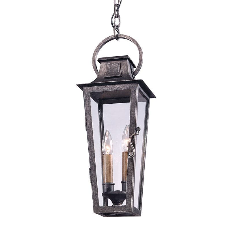 Parisian Square 2Lt Hanging Lantern-Troy Lighting-TROY-F2966-Pendants-1-France and Son