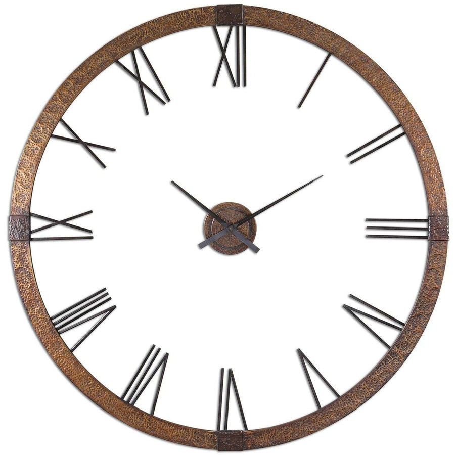Uttermost Amarion 60" Copper Wall Clock
