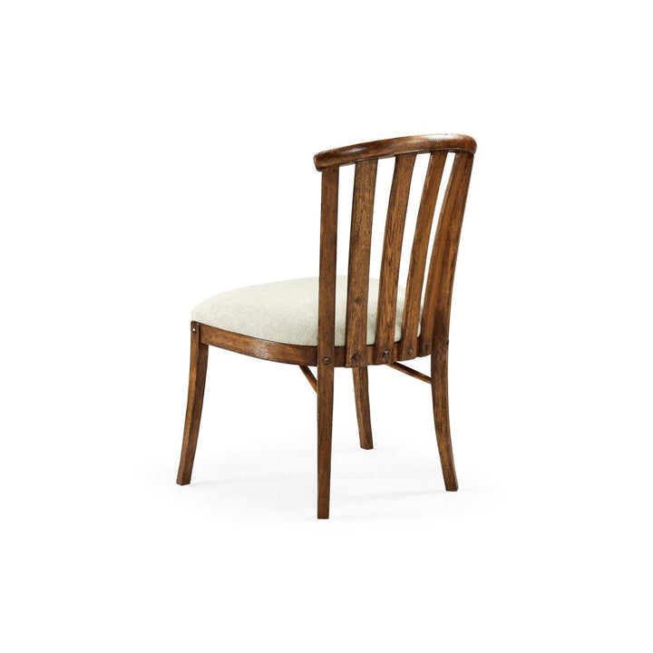 Casual Curved Back Side Chair-Jonathan Charles-JCHARLES-491047-SC-DTM-F400-Dining ChairsMedium Driftwood & Shambala-22-France and Son