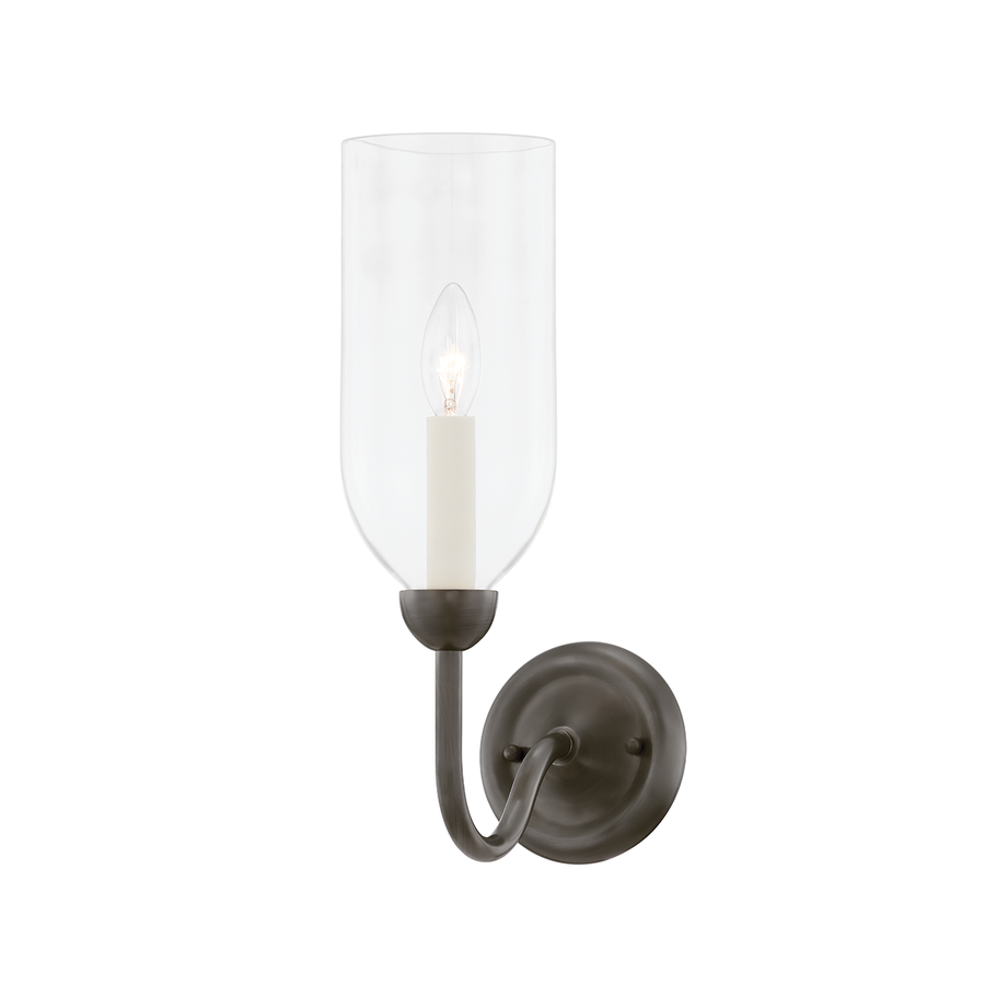 Classic No.1 - 1 Light Wall Sconce-Hudson Valley-HVL-MDS111-DB-Wall LightingDistressed Bronze-2-France and Son