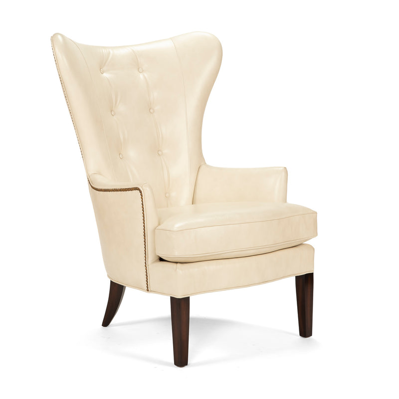 Whitley Wingback Chair-Alden Parkes-ALDEN-CH-WHTLY-Dining Chairs-3-France and Son