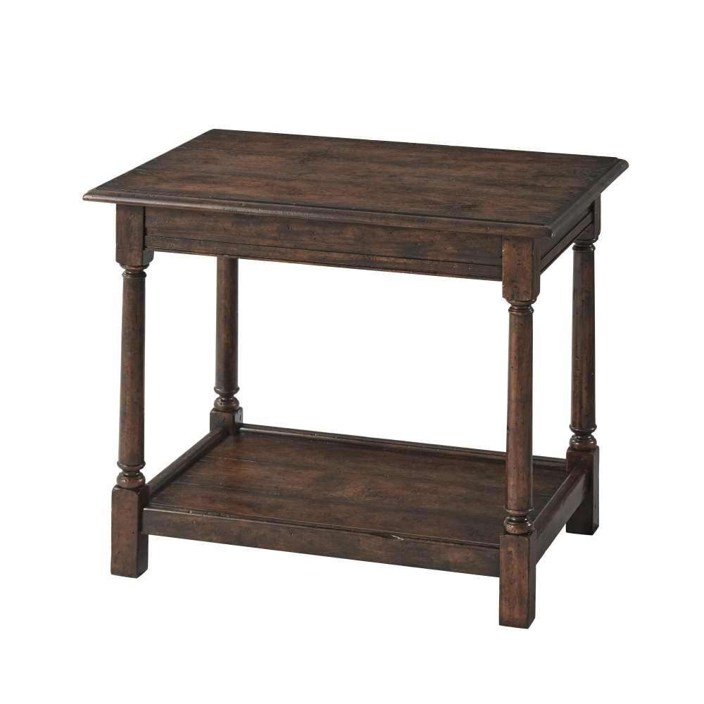 Lodge Side Table-Theodore Alexander-THEO-AL50160-Side Tables-1-France and Son