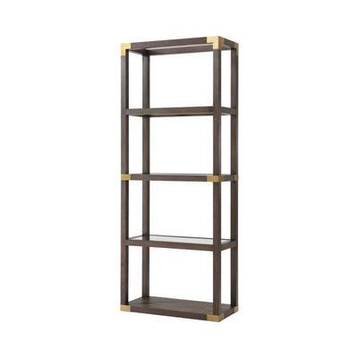 Drewry Shelving Etagere-Theodore Alexander-THEO-TAS63001.C076-Bookcases & CabinetsCardamon-1-France and Son