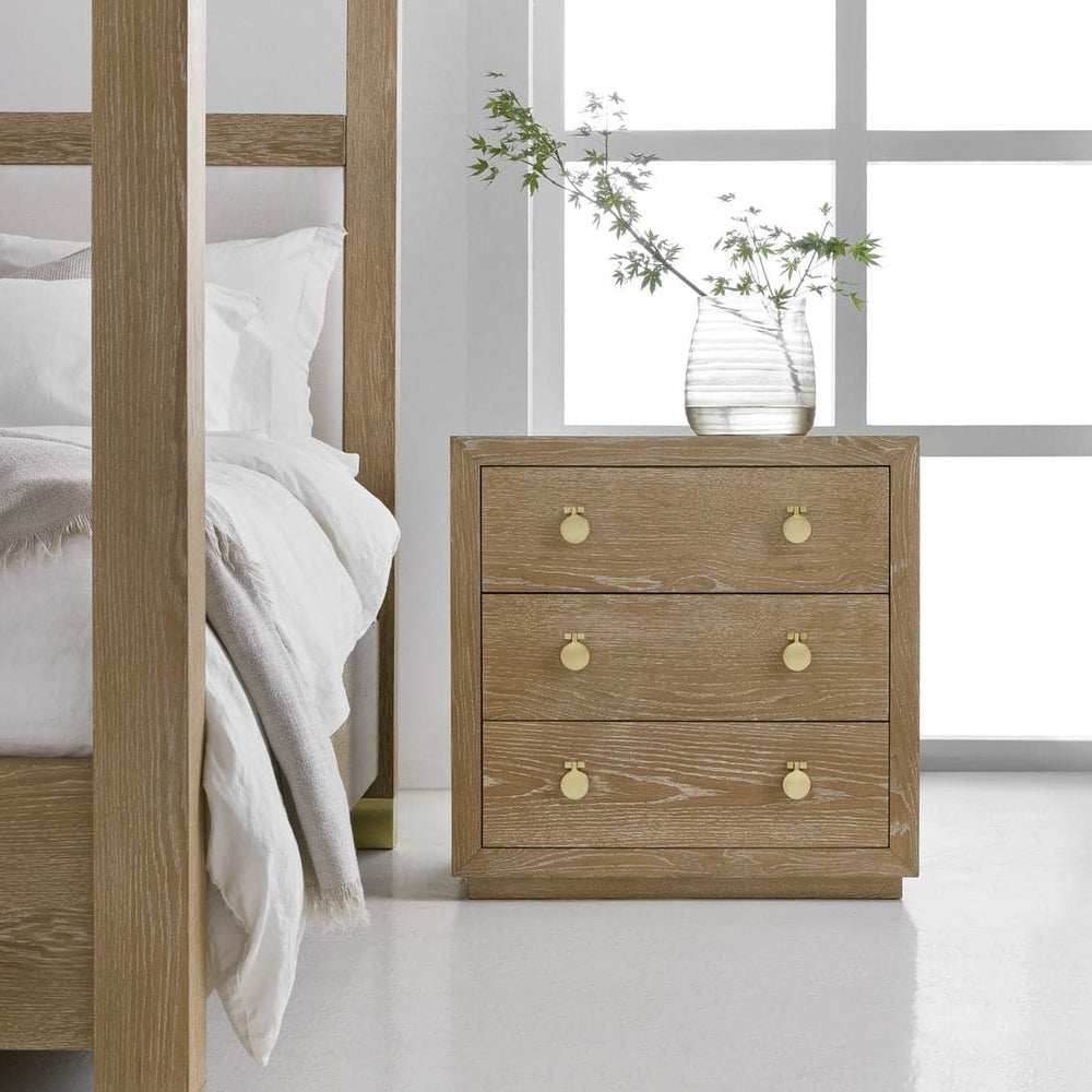 Mirage Bedside Chest - Oak-Modern History-MODERN-MH1115F01-Sideboards & Credenzas-2-France and Son