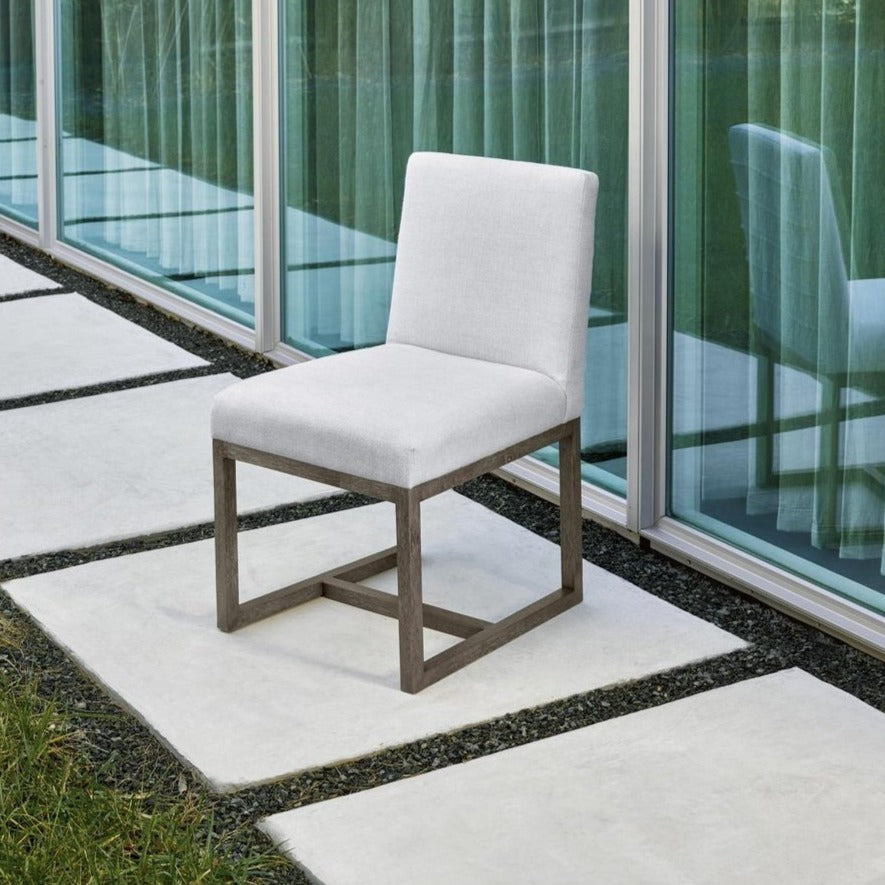 Modern Carter Side Chair-Universal Furniture-UNIV-642738-Dining ChairsCharcoal-Washed Belgian Linen-2-France and Son