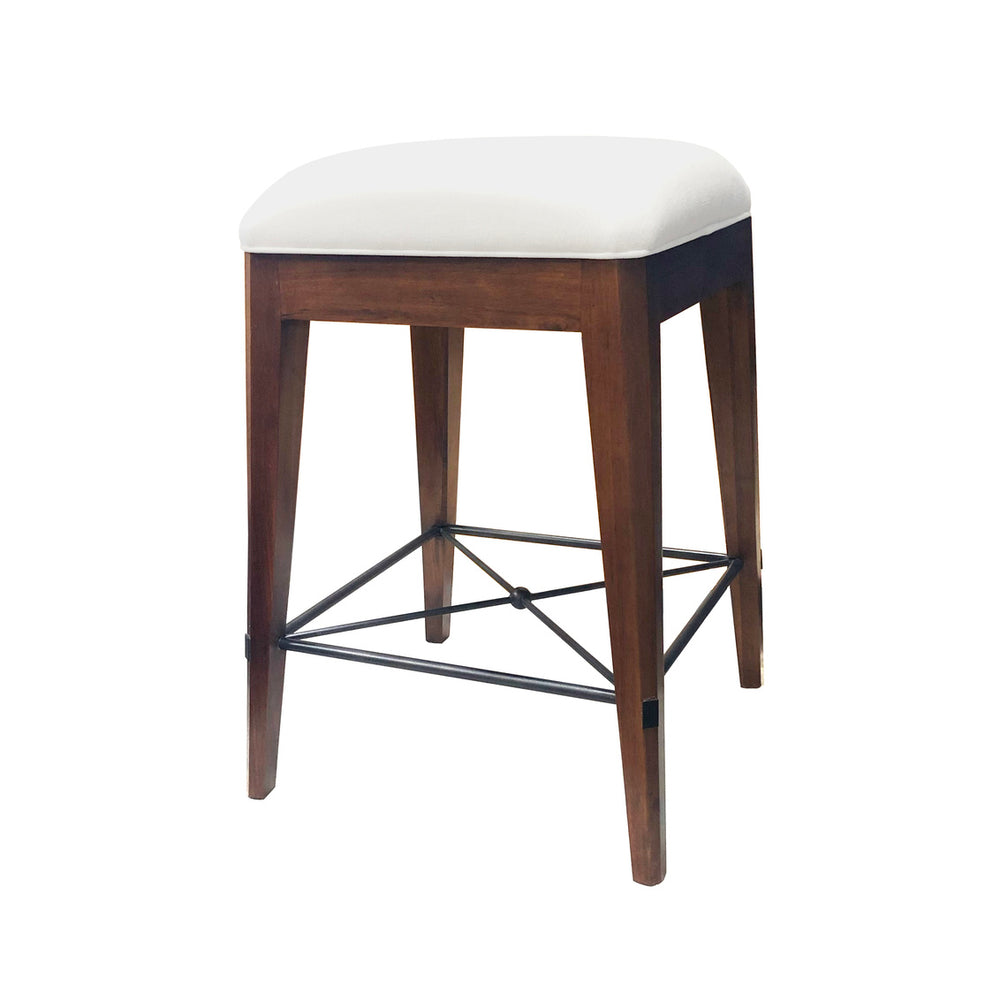 Seabrook Counter Stool-Alden Parkes-ALDEN-BC-SEA/CTR-DT-Stools & OttomansDark Truffle-2-France and Son