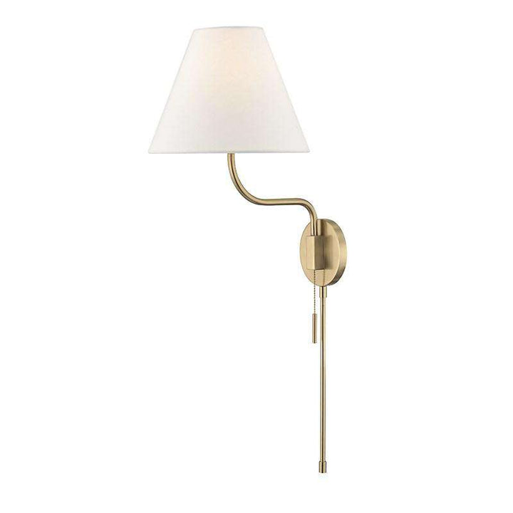 Patti 1 Light Wall Sconce With Plug-Mitzi-HVL-HL240101-AGB-Wall LightingGold-1-France and Son
