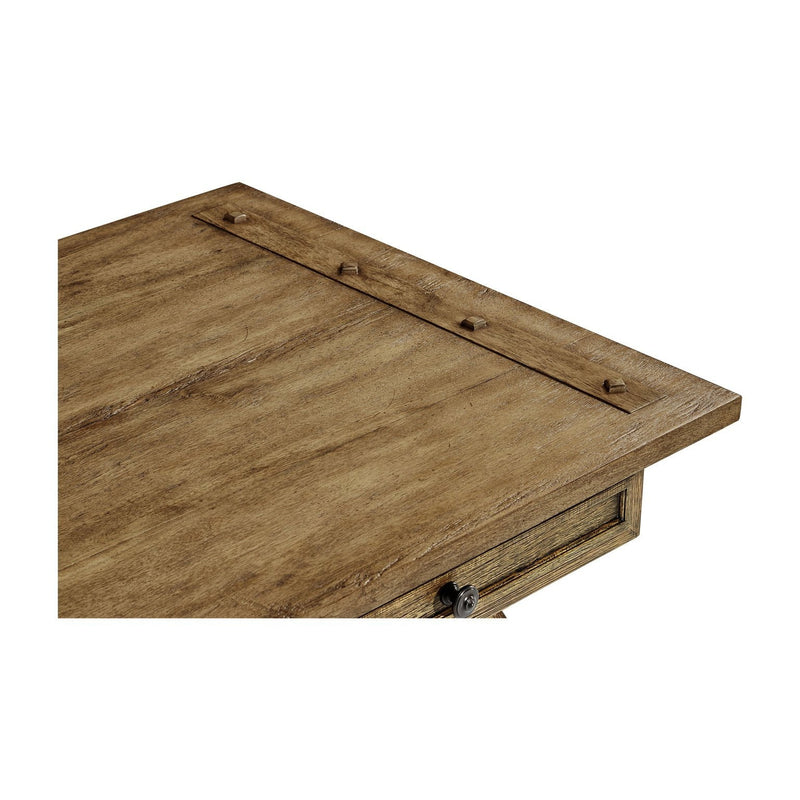 Casual Rectangular Coffee Table-Jonathan Charles-JCHARLES-491085-CFW-Coffee TablesCountry Walnut-13-France and Son