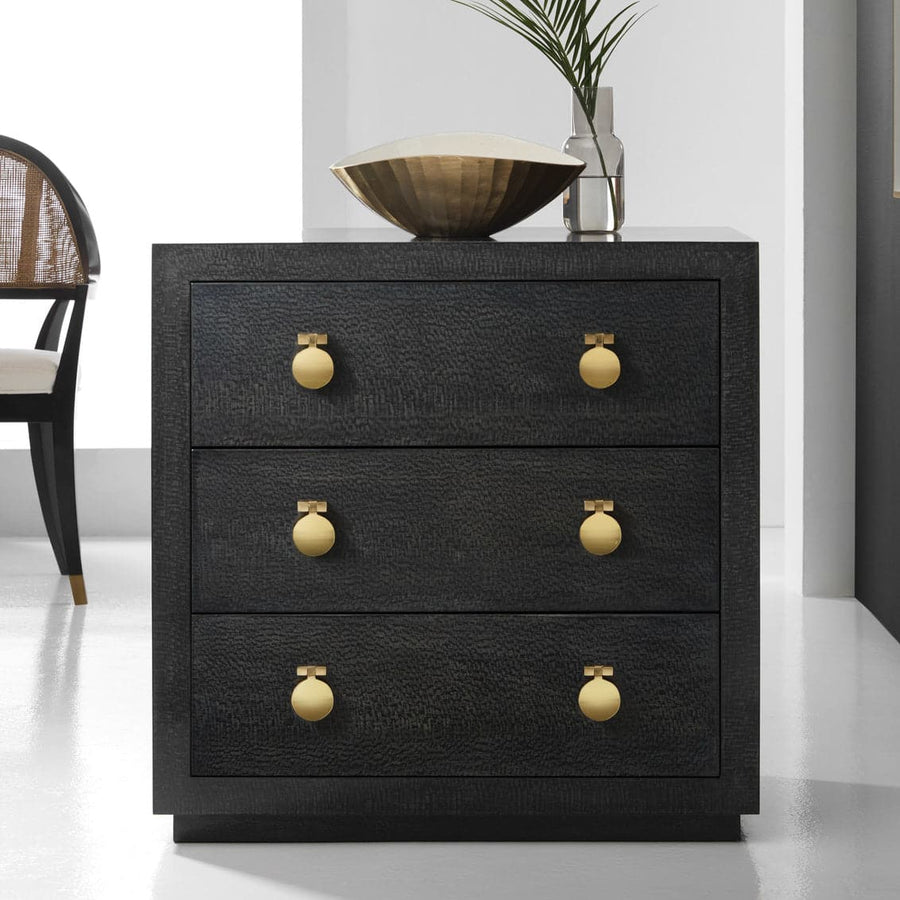 Mirage Bedside Chest - Black Lacewood-Modern History-MODERN-MH1115F02-Sideboards & Credenzas-1-France and Son