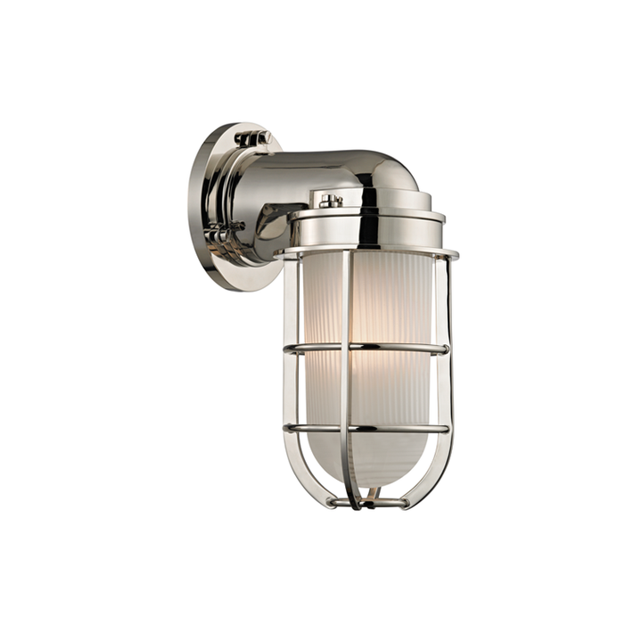 Carson 1 Light Wall Sconce-Hudson Valley-HVL-240-PN-Outdoor Wall SconcesPolished Nickel-3-France and Son