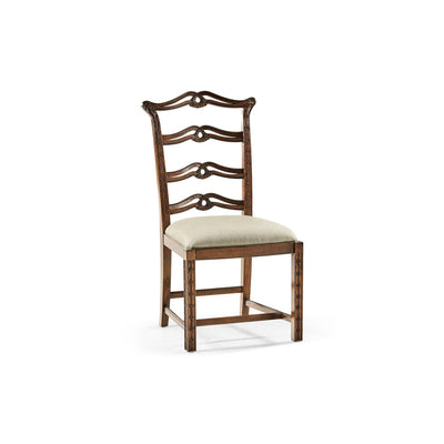 Chippendale Pierced Back Side Chair-Jonathan Charles-JCHARLES-492468-SC-MAH-F200-Dining ChairsF200-5-France and Son