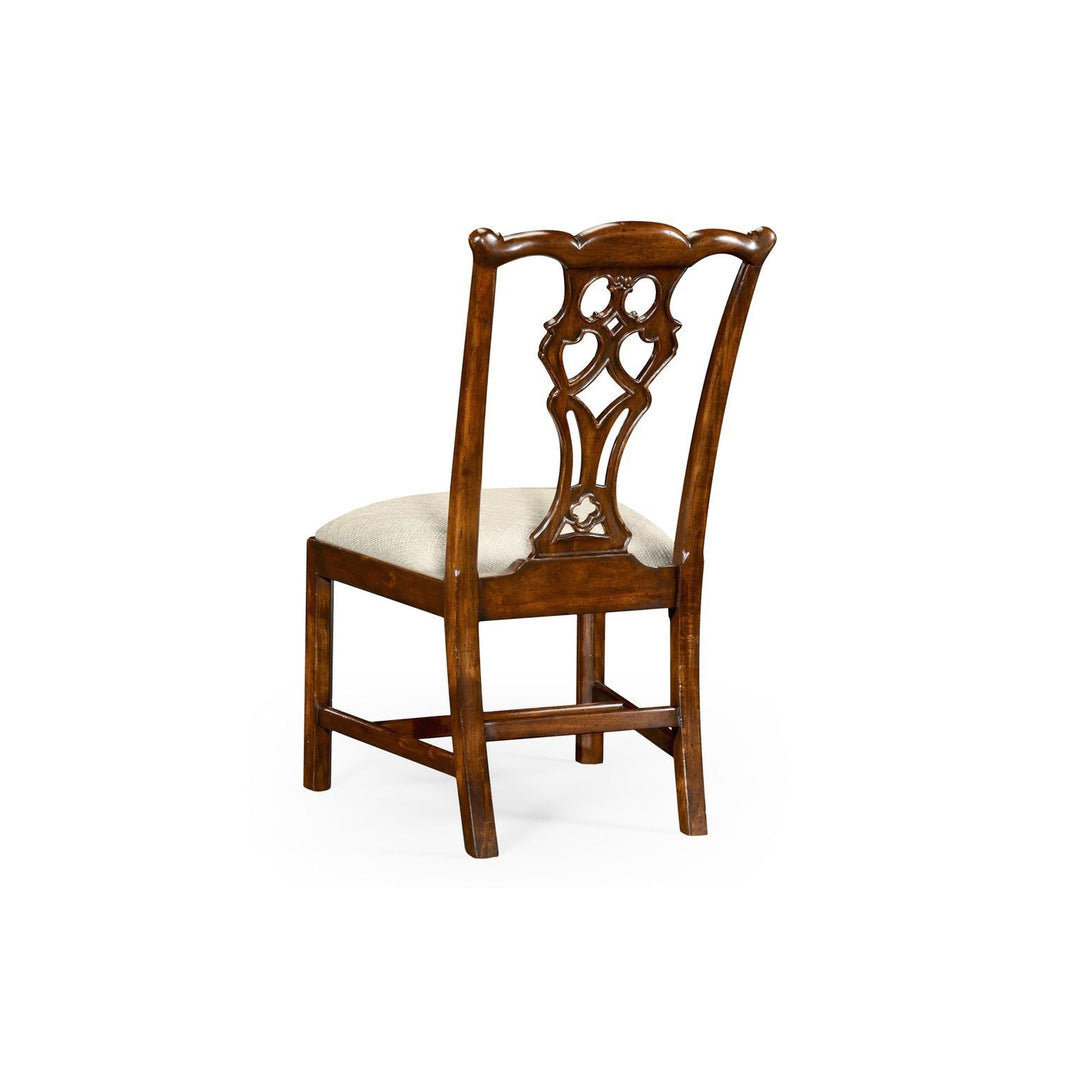 Chippendale Side Chair-Jonathan Charles-JCHARLES-493330-SC-MAH-F200-Dining ChairsMahogany-7-France and Son