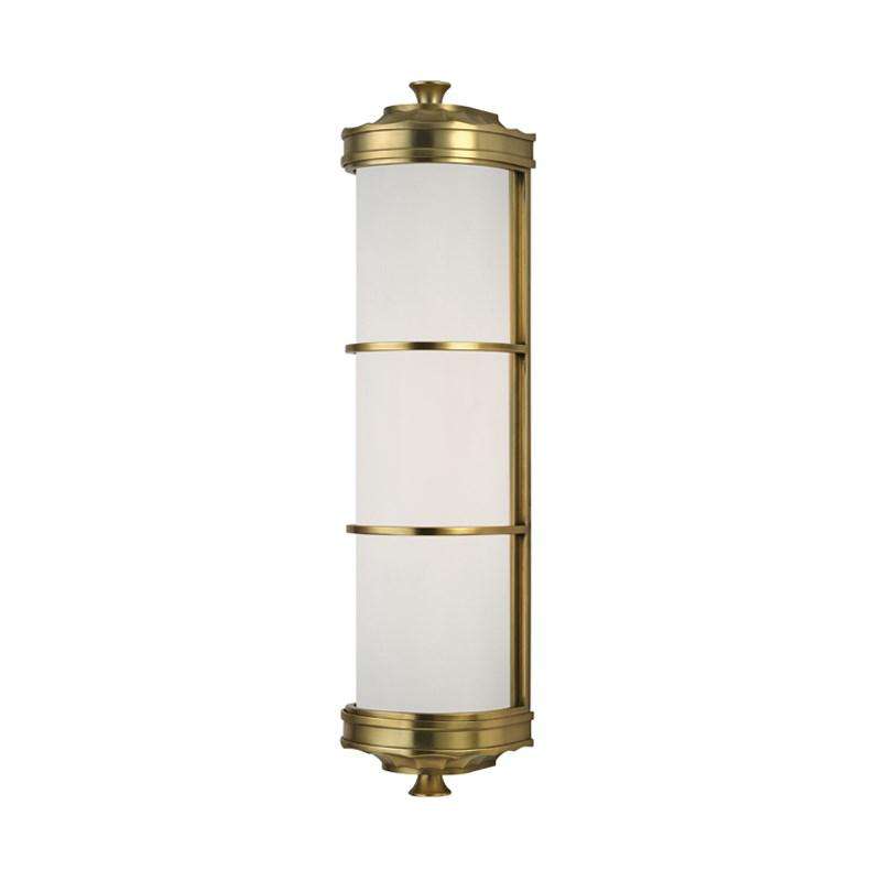 Alban Light Wall Sconce-Hudson Valley-HVL-3832-AGB-Wall LightingAged Brass - 2 Light Wall Sconce-1-France and Son